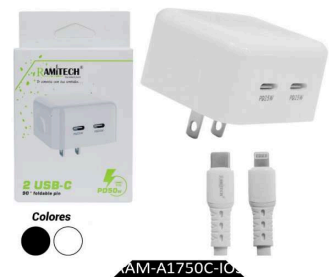 CARGADOR IOS-ANDROID A1750
