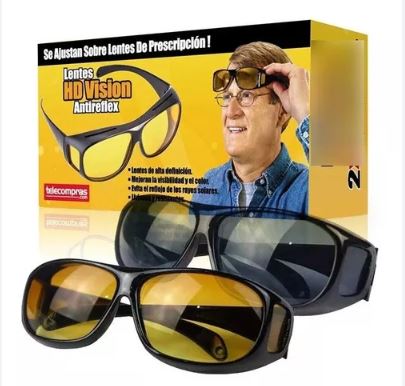 LENTES HD ANTIRREFLEJO DE CONDUCCIÓN 2x1