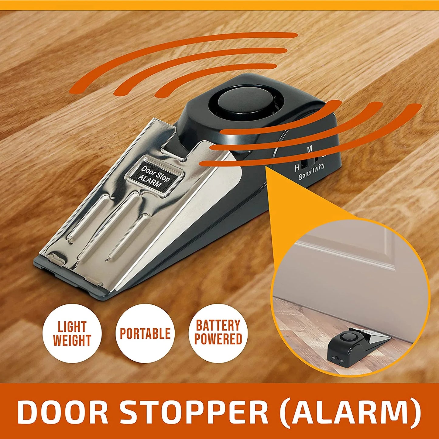 ALARMA DE SEGURIDAD PORTÁTIL PARA CASA