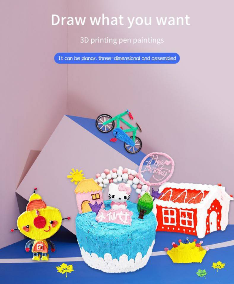 BOLÍGRAFO LÁPIZ 3D CON PANTALLA ELÉCTRICO
