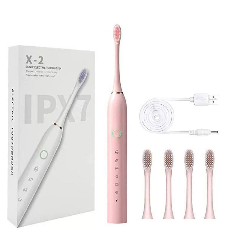 CEPILLO DE DIENTES ELÉCTRICO CON 4 CABEZAS