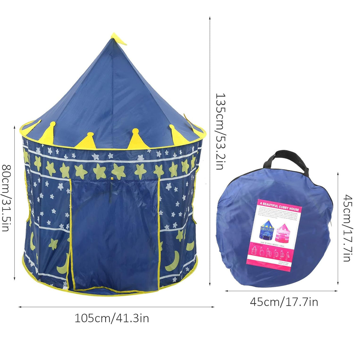 CARPA CASTILLO INFANTIL PORTATIL