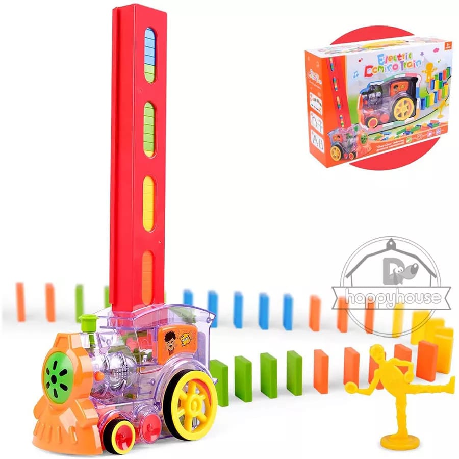 JUGUETE TREN FICHAS DOMINÓ - BLOQUES JUEGO