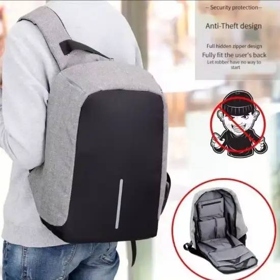 BOLSO, MOCHILA ANTIRROBO CONECTOR USB