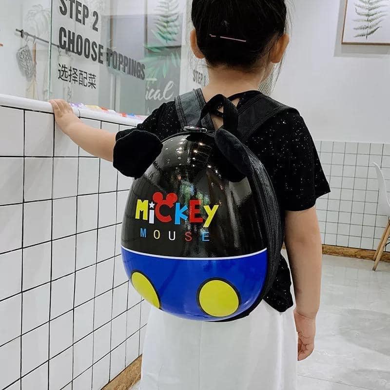 MOCHILA MICKEY MOUSE PARA NIÑOS ESTILO HUEVITO