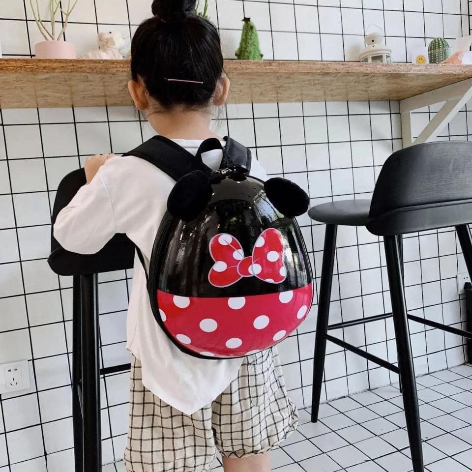MOCHILA MICKEY MOUSE PARA NIÑOS ESTILO HUEVITO