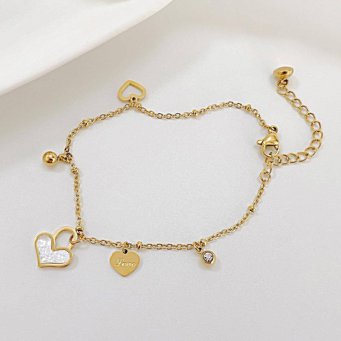 PULSERA DE CORAZONES