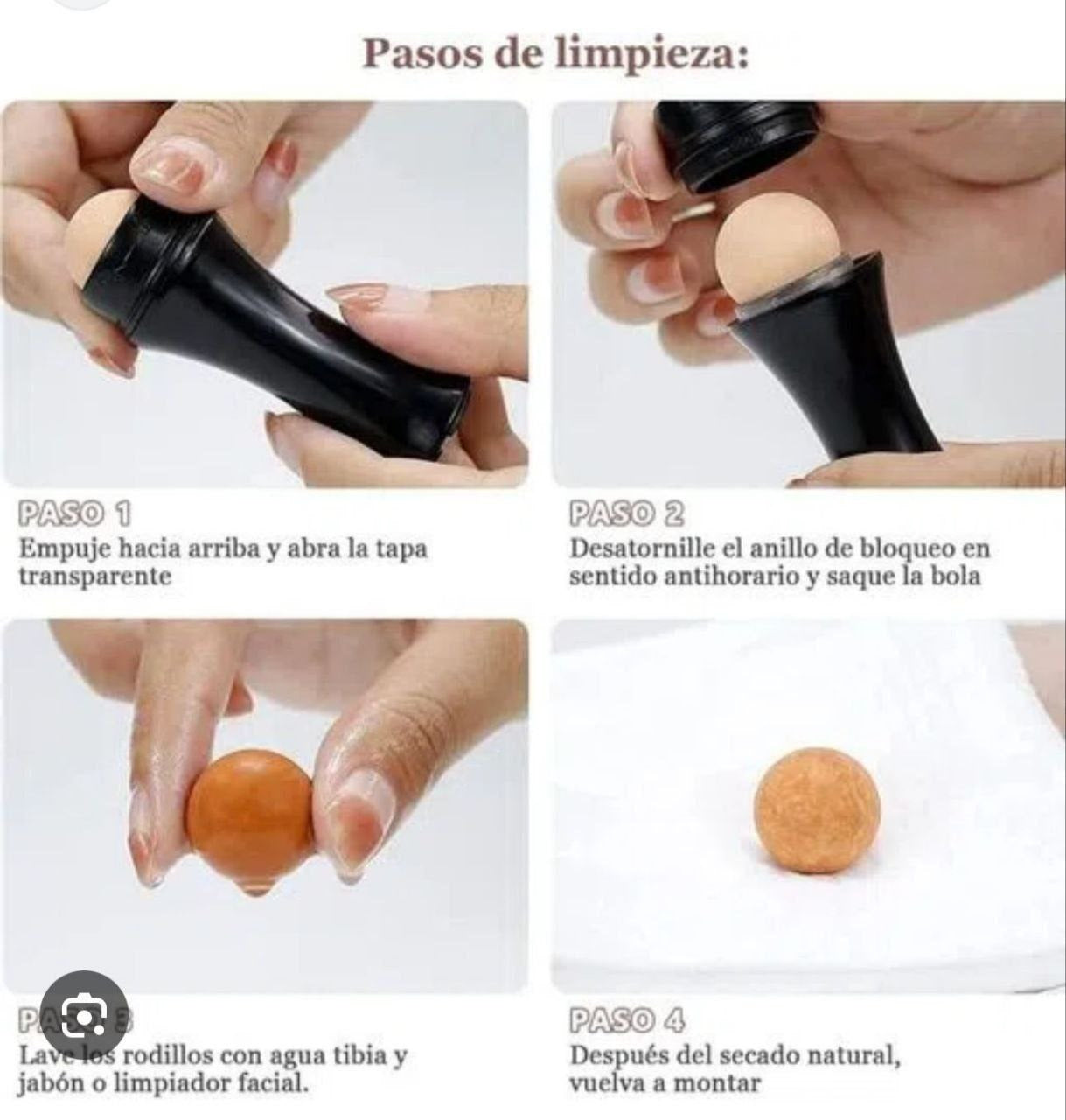 RODILLO VOLCÁNICO ABSORBENTE DE ACEITE