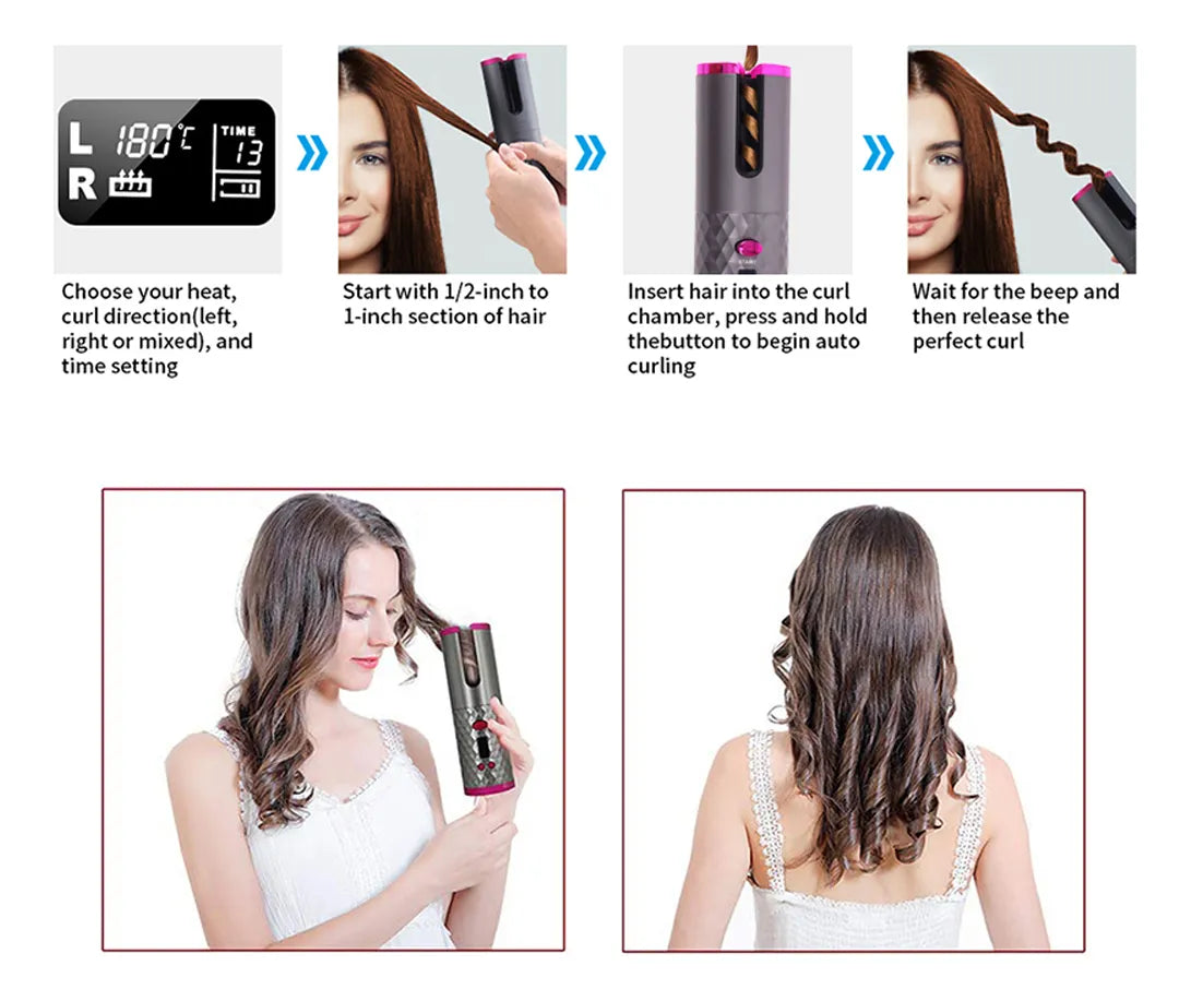 RIZADOR AUTÓMATICO INALÁMBRICO