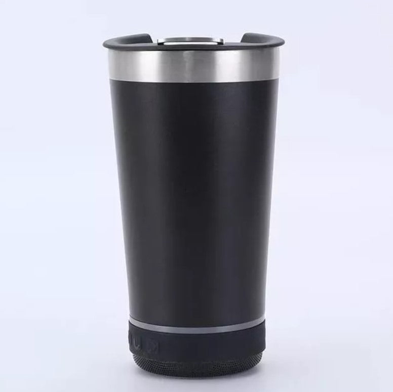 VASO TÉRMICO PARLANTE BTS CON DESTAPADOR