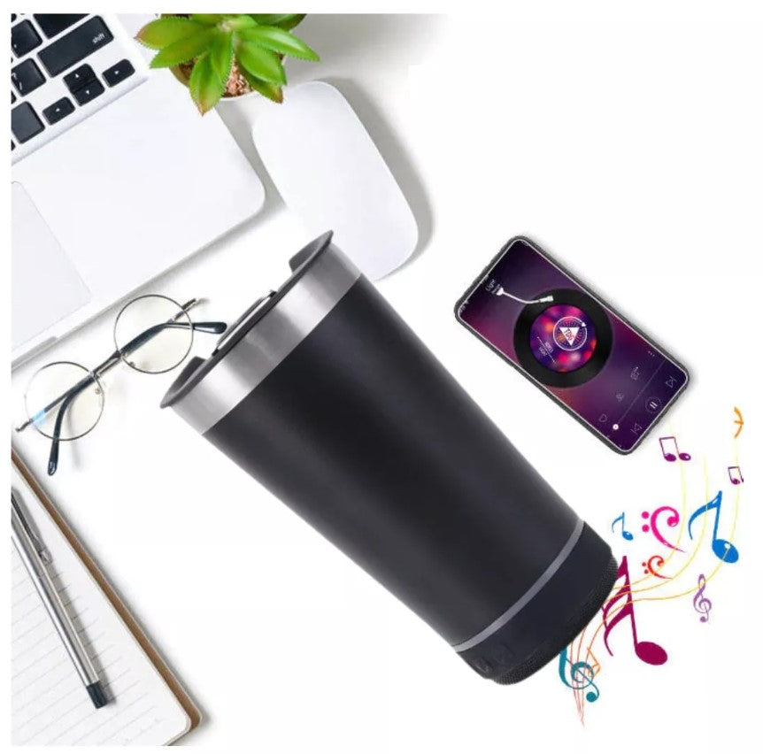 VASO TÉRMICO PARLANTE BTS CON DESTAPADOR