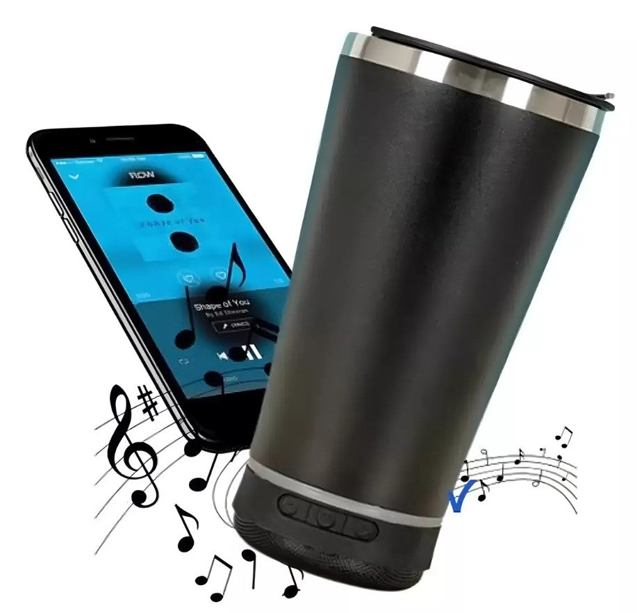 VASO TÉRMICO PARLANTE BTS CON DESTAPADOR